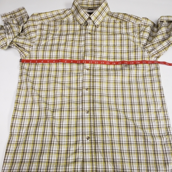 Ariat Pro Series Long Sleeve Plaid Button Down Shirt Size Large Outdoors Western - Picture 7 of 9